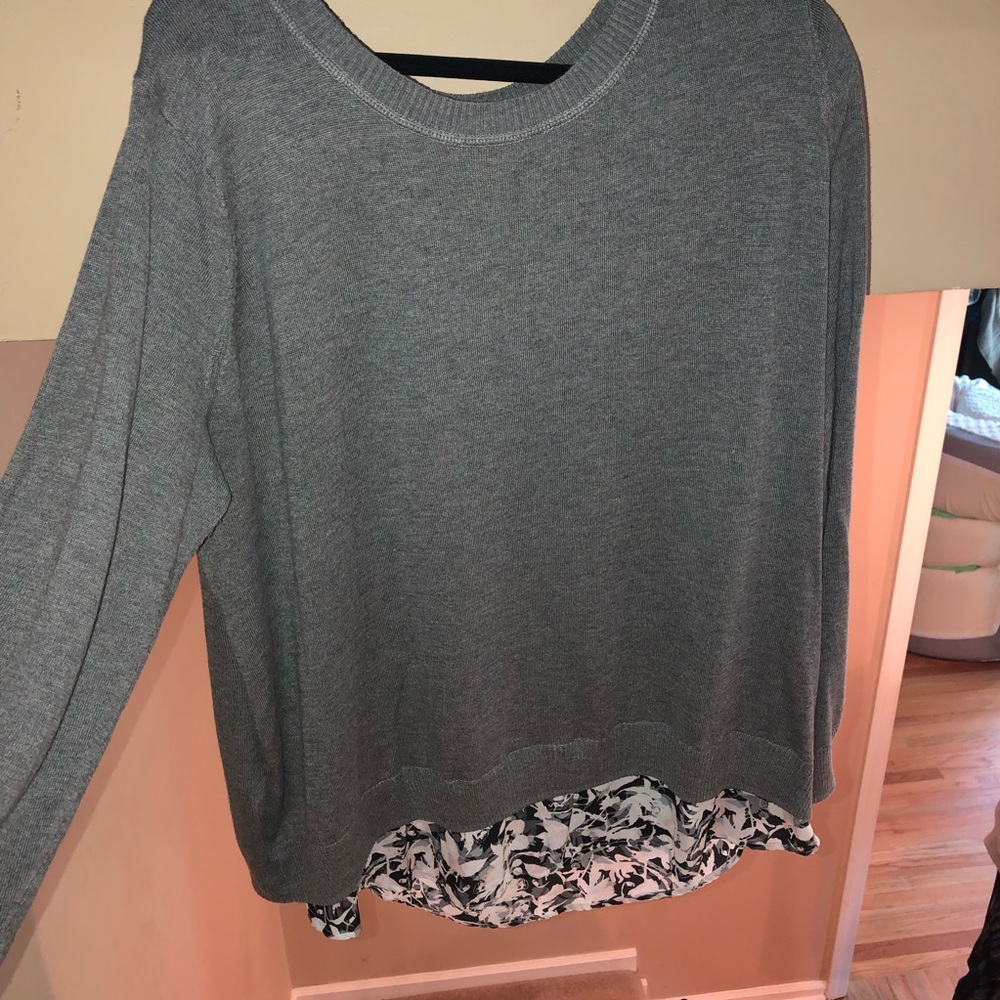 Light weight plus size sweater